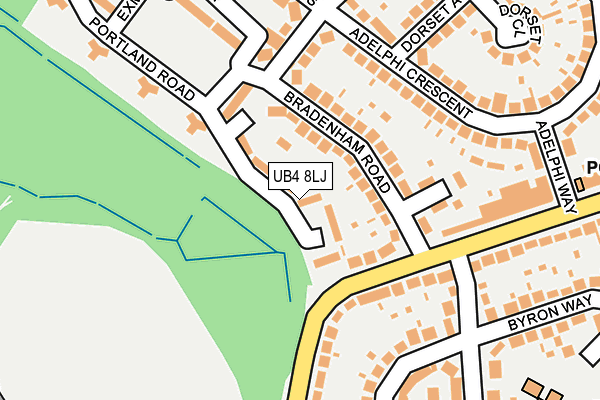 UB4 8LJ map - OS OpenMap – Local (Ordnance Survey) UB4 8LJ map - OS OpenMap – Local (Ordnance Survey)