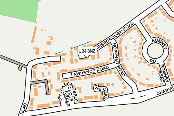 UB4 8NZ map - OS OpenMap – Local (Ordnance Survey) UB4 8NZ map - OS OpenMap – Local (Ordnance Survey)