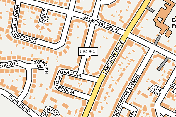 UB4 8QJ map - OS OpenMap – Local (Ordnance Survey) UB4 8QJ map - OS OpenMap – Local (Ordnance Survey)