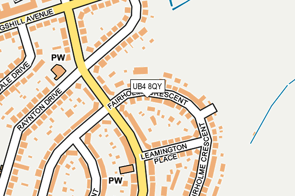 UB4 8QY map - OS OpenMap – Local (Ordnance Survey) UB4 8QY map - OS OpenMap – Local (Ordnance Survey)