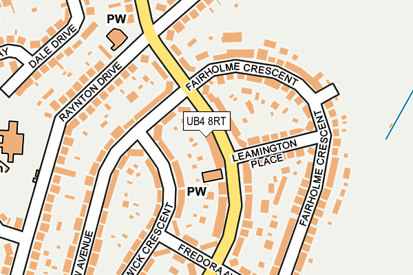 UB4 8RT map - OS OpenMap – Local (Ordnance Survey) UB4 8RT map - OS OpenMap – Local (Ordnance Survey)