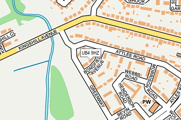 UB4 9HZ map - OS OpenMap – Local (Ordnance Survey) UB4 9HZ map - OS OpenMap – Local (Ordnance Survey)