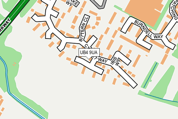 UB4 9UA map - OS OpenMap – Local (Ordnance Survey) UB4 9UA map - OS OpenMap – Local (Ordnance Survey)