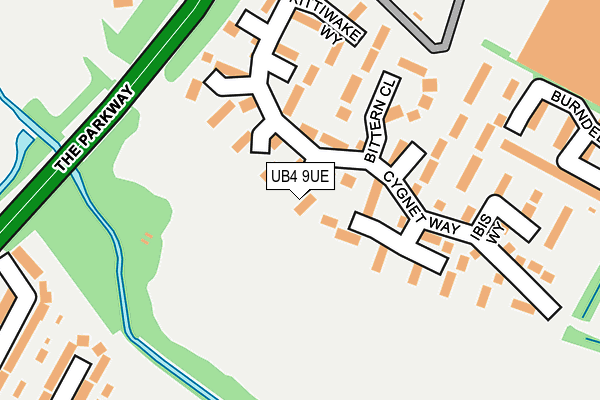 UB4 9UE map - OS OpenMap – Local (Ordnance Survey) UB4 9UE map - OS OpenMap – Local (Ordnance Survey)