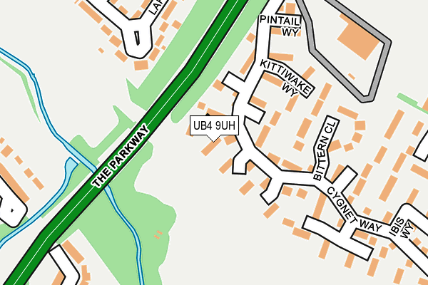 UB4 9UH map - OS OpenMap – Local (Ordnance Survey) UB4 9UH map - OS OpenMap – Local (Ordnance Survey)