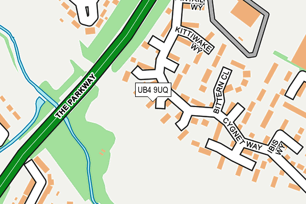UB4 9UQ map - OS OpenMap – Local (Ordnance Survey) UB4 9UQ map - OS OpenMap – Local (Ordnance Survey)