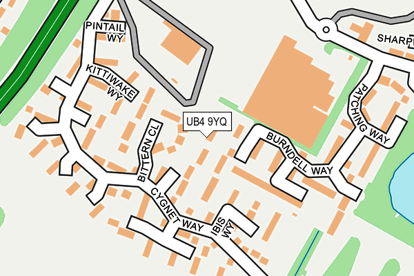 UB4 9YQ map - OS OpenMap – Local (Ordnance Survey) UB4 9YQ map - OS OpenMap – Local (Ordnance Survey)