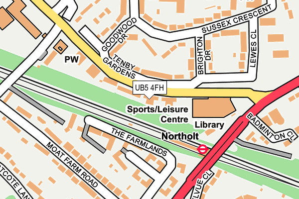 UB5 4FH map - OS OpenMap – Local (Ordnance Survey) UB5 4FH map - OS OpenMap – Local (Ordnance Survey)