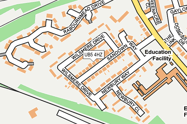 UB5 4HZ map - OS OpenMap – Local (Ordnance Survey) UB5 4HZ map - OS OpenMap – Local (Ordnance Survey)