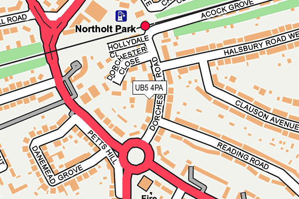 UB5 4PA map - OS OpenMap – Local (Ordnance Survey) UB5 4PA map - OS OpenMap – Local (Ordnance Survey)