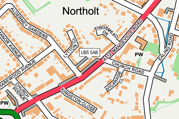 UB5 5AB map - OS OpenMap – Local (Ordnance Survey) UB5 5AB map - OS OpenMap – Local (Ordnance Survey)