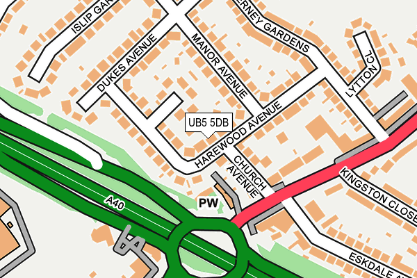 UB5 5DB map - OS OpenMap – Local (Ordnance Survey) UB5 5DB map - OS OpenMap – Local (Ordnance Survey)