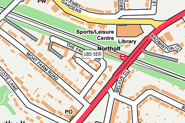 UB5 5ER map - OS OpenMap – Local (Ordnance Survey) UB5 5ER map - OS OpenMap – Local (Ordnance Survey)