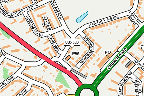 UB5 5JD map - OS OpenMap – Local (Ordnance Survey) UB5 5JD map - OS OpenMap – Local (Ordnance Survey)