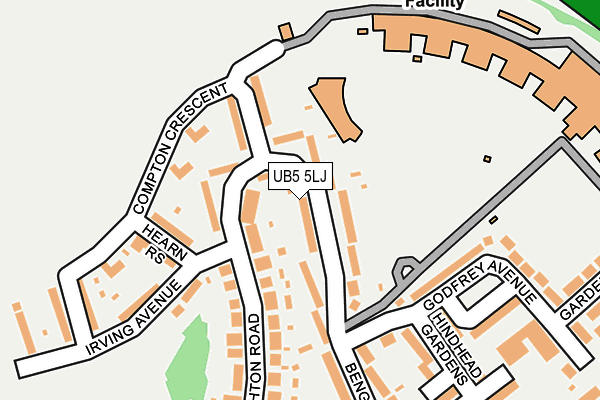UB5 5LJ map - OS OpenMap – Local (Ordnance Survey) UB5 5LJ map - OS OpenMap – Local (Ordnance Survey)