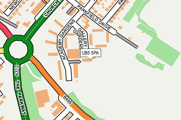 UB5 5PA map - OS OpenMap – Local (Ordnance Survey) UB5 5PA map - OS OpenMap – Local (Ordnance Survey)