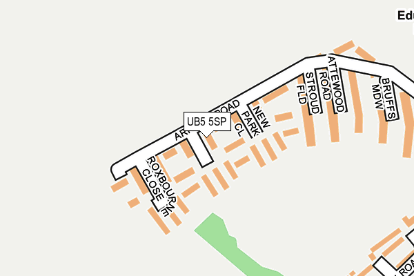 UB5 5SP map - OS OpenMap – Local (Ordnance Survey) UB5 5SP map - OS OpenMap – Local (Ordnance Survey)