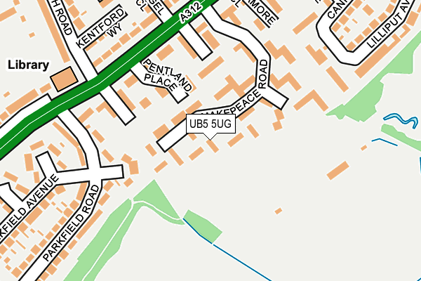 UB5 5UG map - OS OpenMap – Local (Ordnance Survey) UB5 5UG map - OS OpenMap – Local (Ordnance Survey)