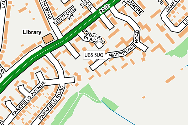 UB5 5UQ map - OS OpenMap – Local (Ordnance Survey) UB5 5UQ map - OS OpenMap – Local (Ordnance Survey)