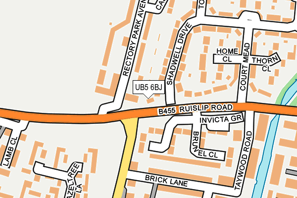 UB5 6BJ map - OS OpenMap – Local (Ordnance Survey) UB5 6BJ map - OS OpenMap – Local (Ordnance Survey)
