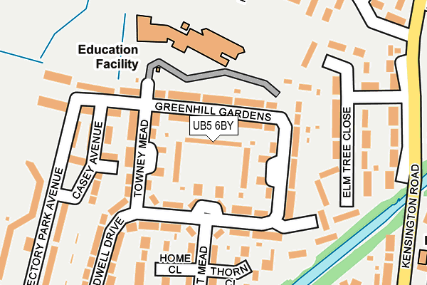 UB5 6BY map - OS OpenMap – Local (Ordnance Survey) UB5 6BY map - OS OpenMap – Local (Ordnance Survey)