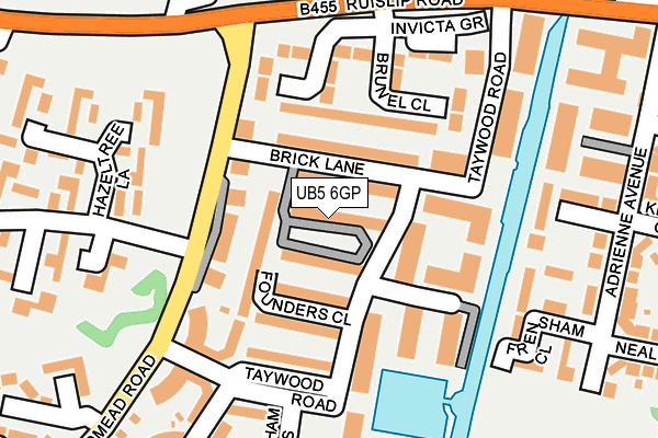 UB5 6GP map - OS OpenMap – Local (Ordnance Survey) UB5 6GP map - OS OpenMap – Local (Ordnance Survey)