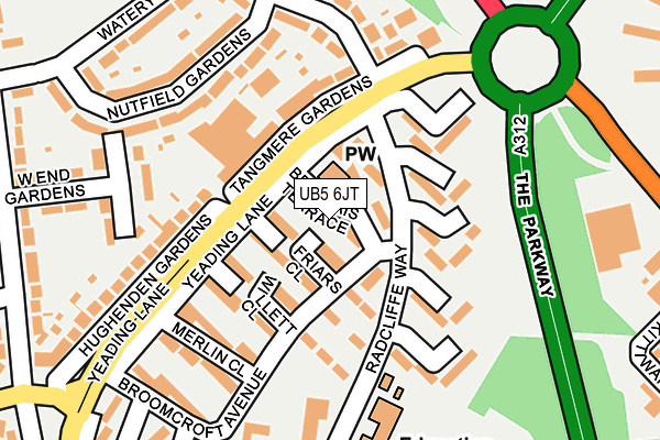 UB5 6JT map - OS OpenMap – Local (Ordnance Survey) UB5 6JT map - OS OpenMap – Local (Ordnance Survey)