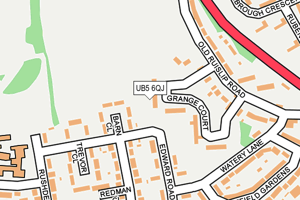 UB5 6QJ map - OS OpenMap – Local (Ordnance Survey) UB5 6QJ map - OS OpenMap – Local (Ordnance Survey)