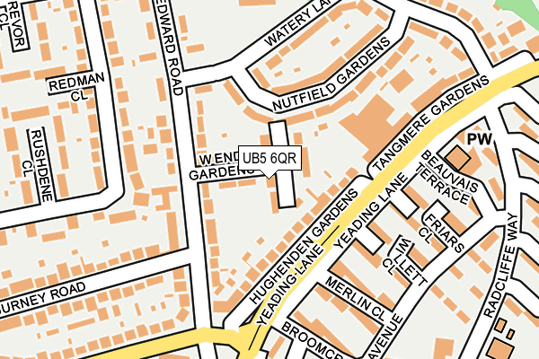 UB5 6QR map - OS OpenMap – Local (Ordnance Survey) UB5 6QR map - OS OpenMap – Local (Ordnance Survey)