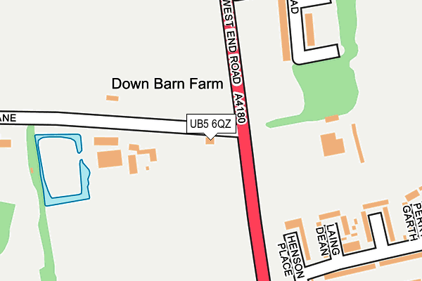 UB5 6QZ map - OS OpenMap – Local (Ordnance Survey) UB5 6QZ map - OS OpenMap – Local (Ordnance Survey)