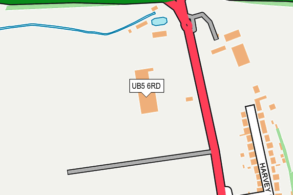 UB5 6RD map - OS OpenMap – Local (Ordnance Survey) UB5 6RD map - OS OpenMap – Local (Ordnance Survey)