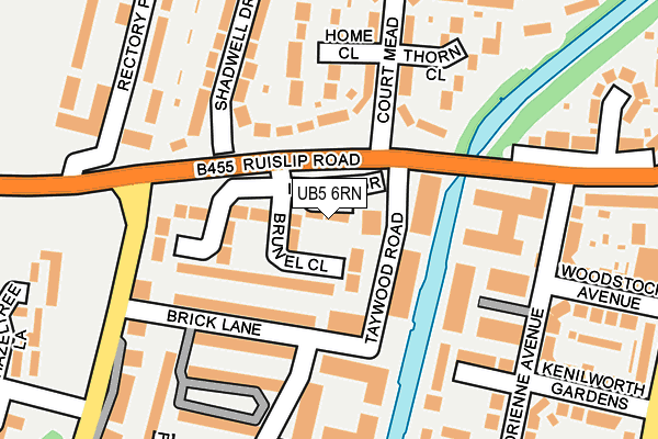 UB5 6RN map - OS OpenMap – Local (Ordnance Survey) UB5 6RN map - OS OpenMap – Local (Ordnance Survey)