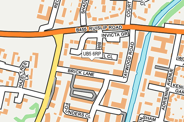 UB5 6RP map - OS OpenMap – Local (Ordnance Survey) UB5 6RP map - OS OpenMap – Local (Ordnance Survey)