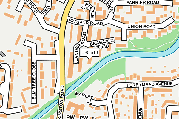 UB5 6TJ map - OS OpenMap – Local (Ordnance Survey) UB5 6TJ map - OS OpenMap – Local (Ordnance Survey)