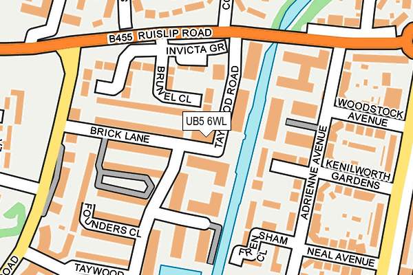UB5 6WL map - OS OpenMap – Local (Ordnance Survey) UB5 6WL map - OS OpenMap – Local (Ordnance Survey)