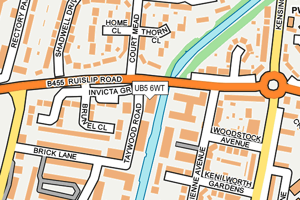 UB5 6WT map - OS OpenMap – Local (Ordnance Survey) UB5 6WT map - OS OpenMap – Local (Ordnance Survey)