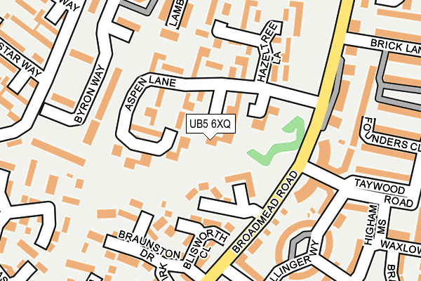 UB5 6XQ map - OS OpenMap – Local (Ordnance Survey) UB5 6XQ map - OS OpenMap – Local (Ordnance Survey)