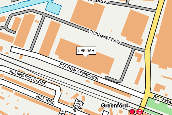 UB6 0AH map - OS OpenMap – Local (Ordnance Survey) UB6 0AH map - OS OpenMap – Local (Ordnance Survey)