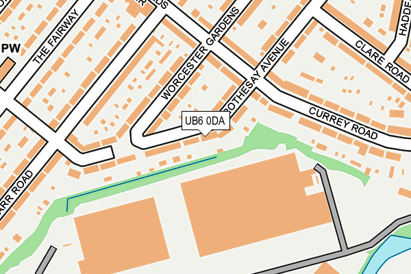 UB6 0DA map - OS OpenMap – Local (Ordnance Survey) UB6 0DA map - OS OpenMap – Local (Ordnance Survey)