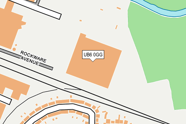 UB6 0GG map - OS OpenMap – Local (Ordnance Survey) UB6 0GG map - OS OpenMap – Local (Ordnance Survey)
