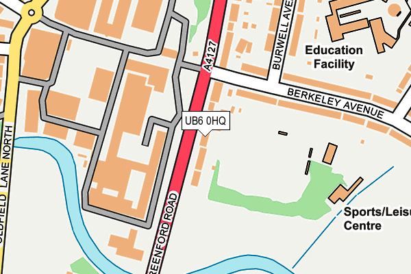 UB6 0HQ map - OS OpenMap – Local (Ordnance Survey) UB6 0HQ map - OS OpenMap – Local (Ordnance Survey)