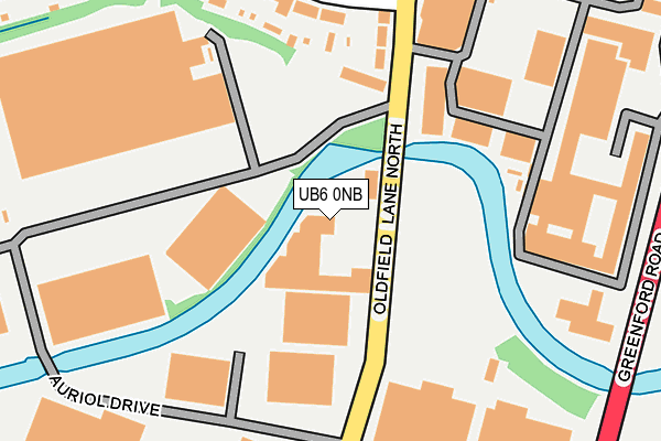 UB6 0NB map - OS OpenMap – Local (Ordnance Survey) UB6 0NB map - OS OpenMap – Local (Ordnance Survey)