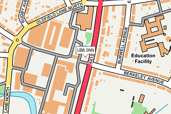 UB6 0NN map - OS OpenMap – Local (Ordnance Survey) UB6 0NN map - OS OpenMap – Local (Ordnance Survey)