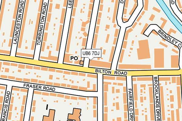 UB6 7DJ map - OS OpenMap – Local (Ordnance Survey) UB6 7DJ map - OS OpenMap – Local (Ordnance Survey)