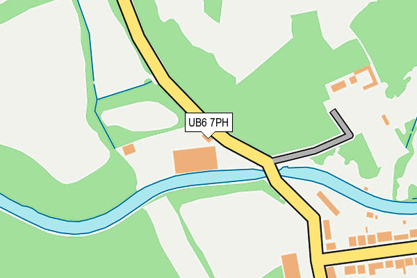 UB6 7PH map - OS OpenMap – Local (Ordnance Survey) UB6 7PH map - OS OpenMap – Local (Ordnance Survey)