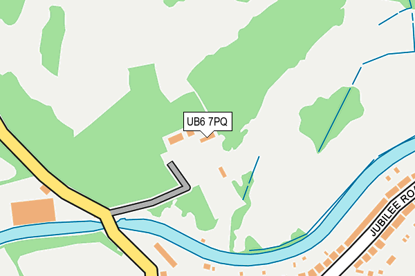 UB6 7PQ map - OS OpenMap – Local (Ordnance Survey) UB6 7PQ map - OS OpenMap – Local (Ordnance Survey)