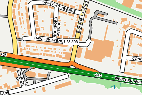 UB6 8DB map - OS OpenMap – Local (Ordnance Survey) UB6 8DB map - OS OpenMap – Local (Ordnance Survey)