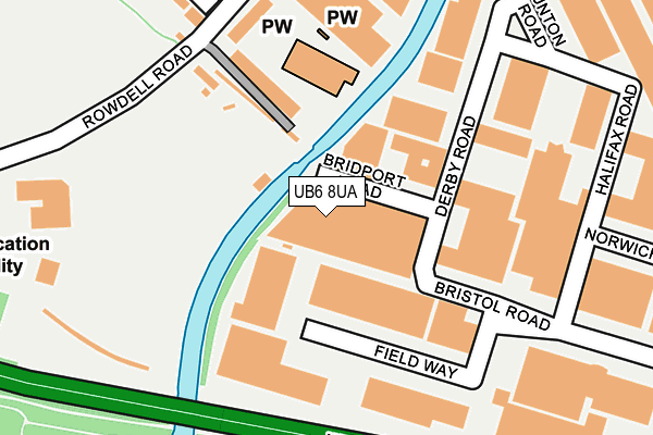 UB6 8UA map - OS OpenMap – Local (Ordnance Survey) UB6 8UA map - OS OpenMap – Local (Ordnance Survey)
