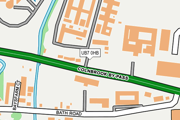 UB7 0HB map - OS OpenMap – Local (Ordnance Survey) UB7 0HB map - OS OpenMap – Local (Ordnance Survey)