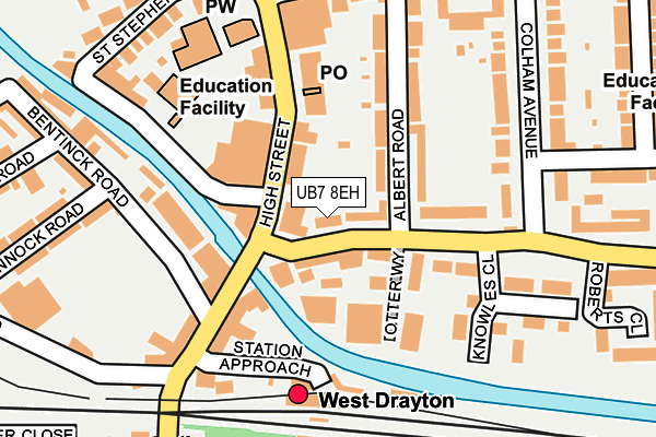 UB7 8EH map - OS OpenMap – Local (Ordnance Survey) UB7 8EH map - OS OpenMap – Local (Ordnance Survey)